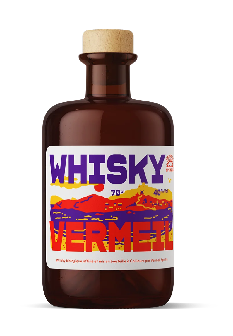 Bouteille de Whisky Vermeil single malt bio 70cl